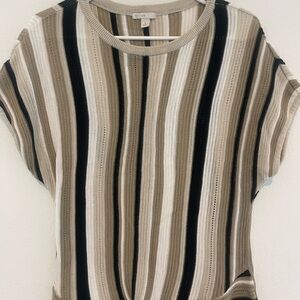 GAP Multicolor Striped Short Sleeve Top